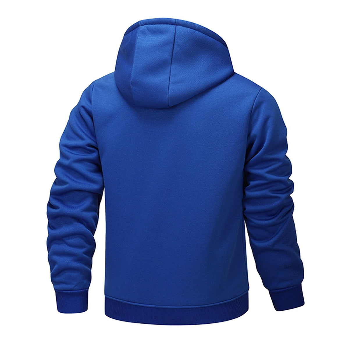 Teddy Fleece Men Hoodie Fleecing Lined Fuzzy Jacket with Pockets Full Zip Hooded Adjustable Sweatshirts Warm Parka Jackets Sherpa Ski Jackets Thermal Cardigan Jumper Coats Winter Outerwear Clothing