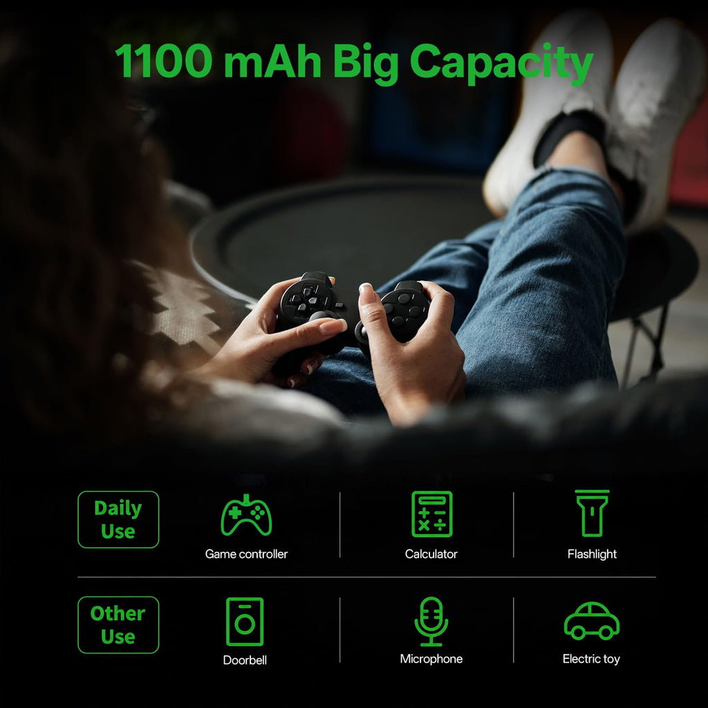 BEVIGOR 12 Slot Battery Charger with 12 Pack AA Rechargeable Batteries