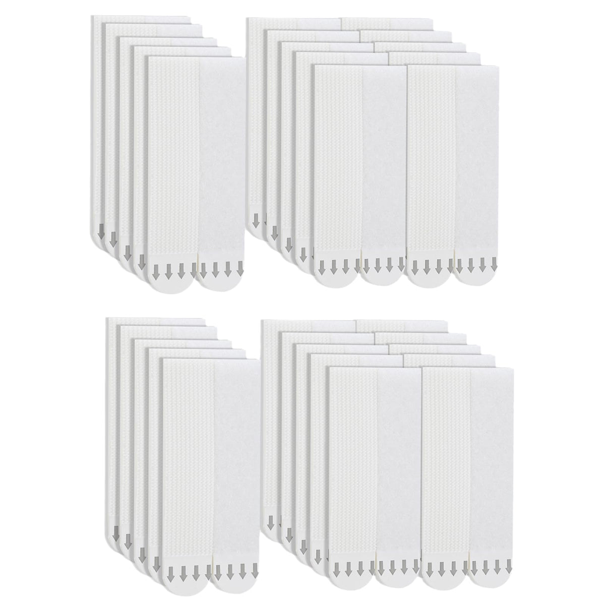Gisde Large Picture Hanging Strips Heavy Duty, 16-Pairs(32 Strips) Sticky Picture Hangers for Walls No Damage Wall Picture Hangers Without Nails Refill Adhesive Poster Strips