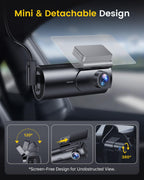 GKU 4K Dash Cam Front and Rear, 5GHz WiFi GPS, 64GB SD Card Included
