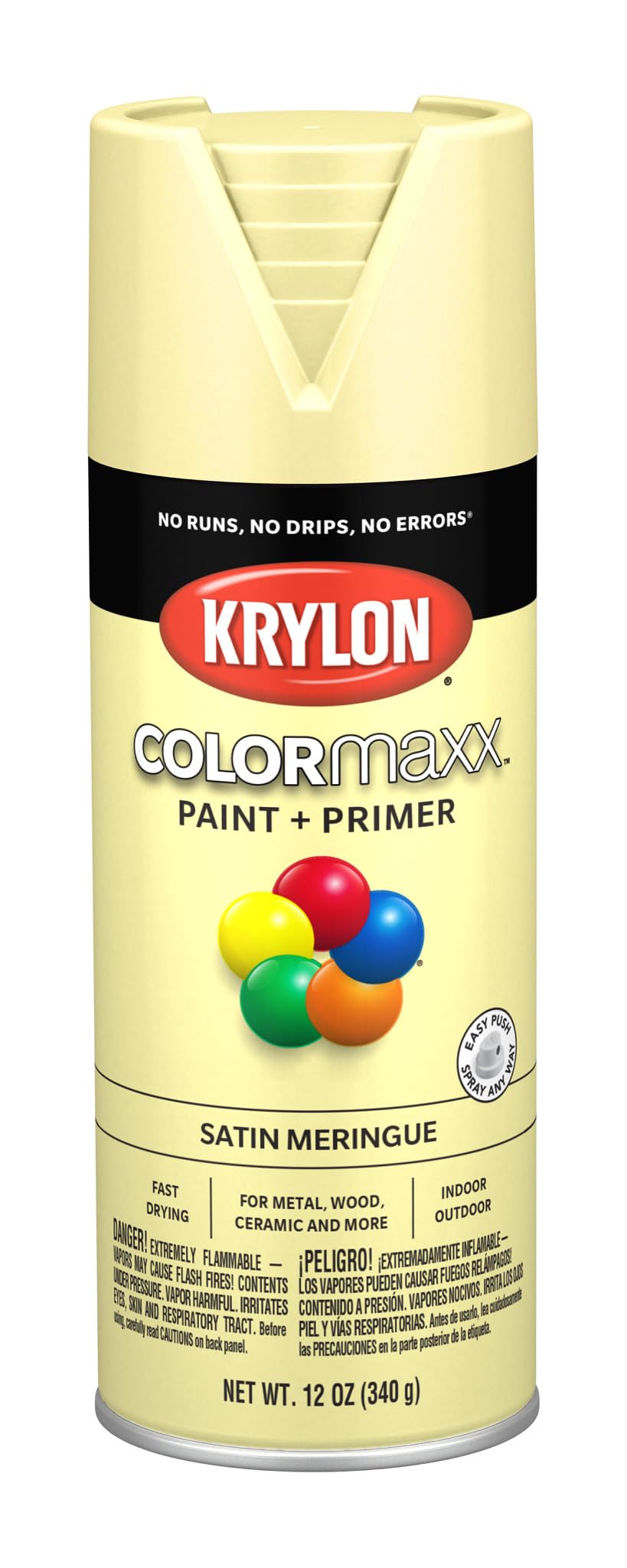 Krylon ColorMaxx 12 Oz. Gloss Spray Paint, Pumpkin Orange - 1 Each
