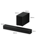 ULTIMEA 2.1ch Soundbar All-in-one, Built-in Subwoofer for TV