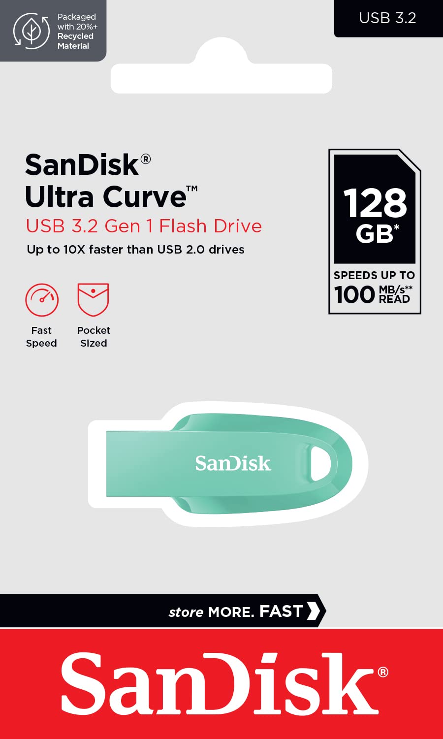 SanDisk 32 GB Cruzer Blade USB 2.0 Flash Drive - Black