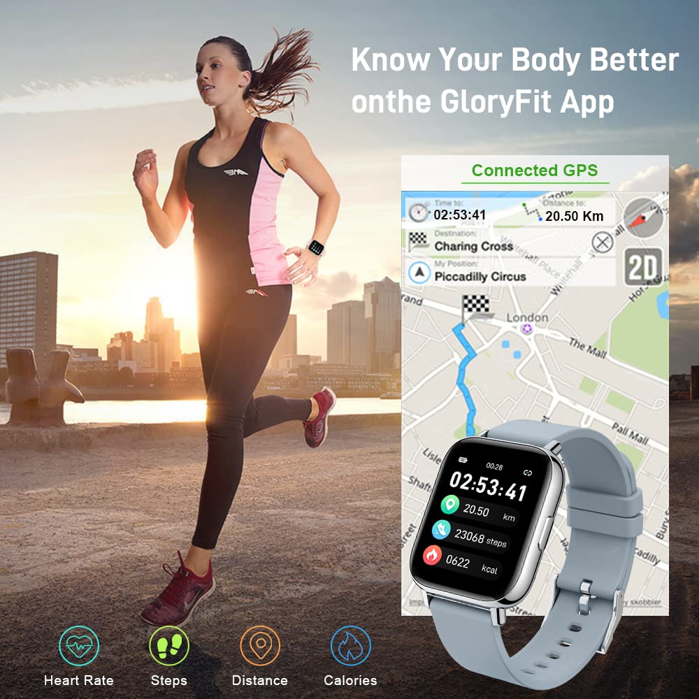 Motast Smart Watch, Fitness Tracker 1.69'' HD for Men Women