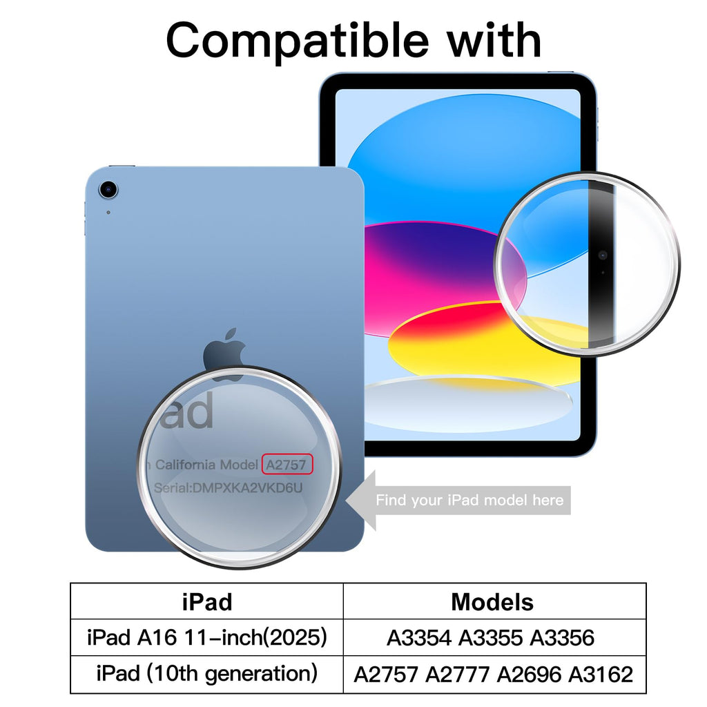 JETech Screen Protector for iPad Air 11" M4/M3/M2, 2-Pack