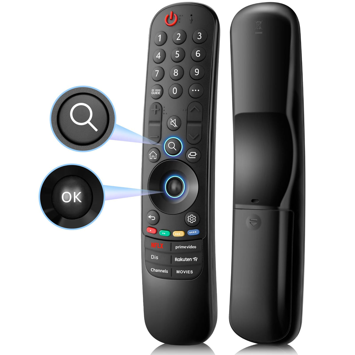 for JVC-TV-Remote-Control, Universal Replacement RM-C3338 for JVC Smart TV