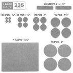 Felt Furniture Pads X-PROTECTOR 133 PCS Premium Furniture Pads - Felt Pads