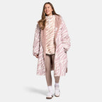 OHS Adults Drying Robe, Water-Resistant Changing Robe Gifts for Women Comfy Sherpa Privacy Robes for Women Men, Stay Dry Jacket Swimming Camping Drying Robes - S/M, L/XL