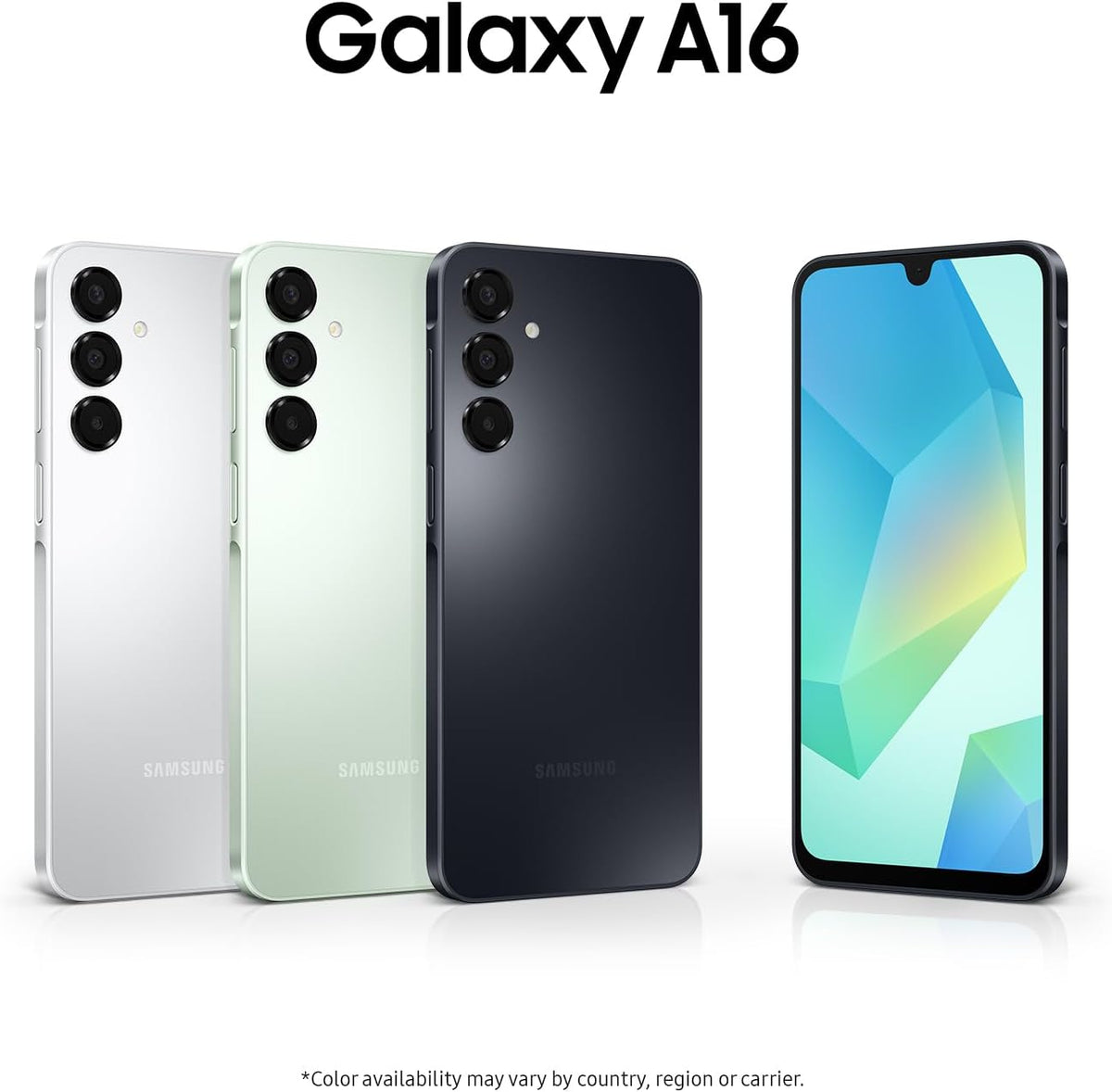 Samsung Galaxy A16 4G Android Smartphone, Super Amoled 6.7" Screen, Multiple Cameras, 128GB Storage, Blue Black, 3 Year Manufacturer Extended Warranty (UK Version)