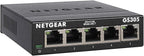 NETGEAR 5 Port Gigabit Network Switch, Unmanaged Ethernet Switch GS305
