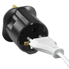VGUARD European to UK Plug Adaptor, BS8546 Certified EU to UK Adapter