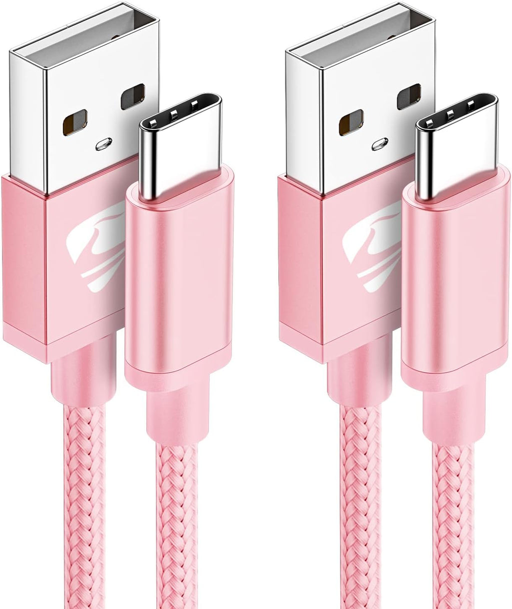 USB C Charger Cable 3M 2Pack Type C Charger Fast Charging 3A Lead Braided for Samsung Galaxy S23 S22 S21 S20 S10 S9 S8 A12 A13 A20e A21s A53 A70,Google Pixel 7 6,Huawei P30 P40,Sony Xperia,Switch,PS5