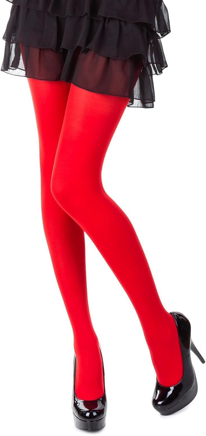 SENTELEGRI Colourful Opaque 40 Denier Tights, 23 Colours, Sizes S-XL