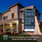 Leviton Decora Smart Switch, Wi-Fi, D315S-1RW, White