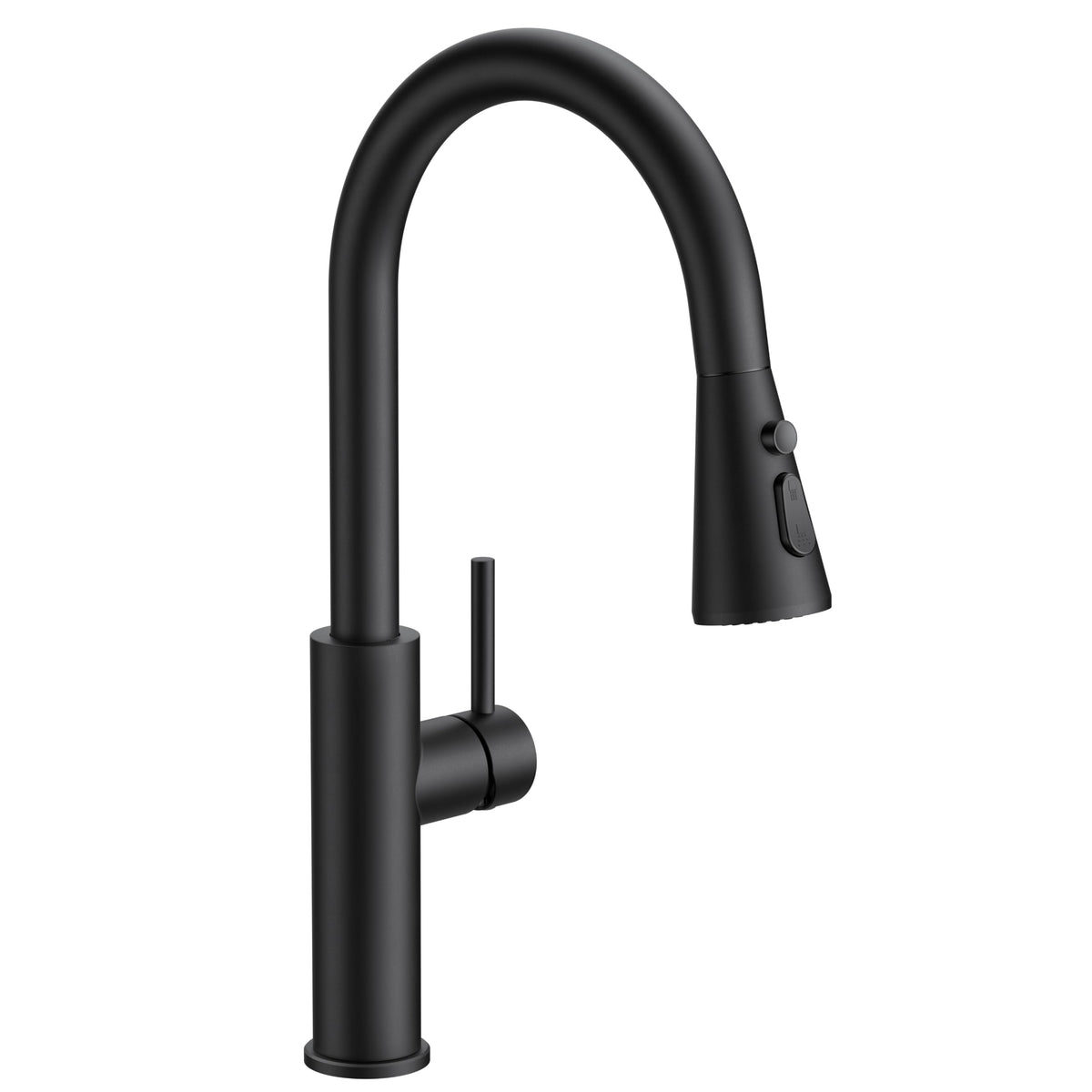 FORIOUS Kitchen Faucet with Cup Washer, Pull Down Sprayer, Brushed Nickel