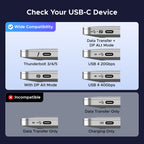 UGREEN USB C to DisplayPort Cable 8K@60Hz Thunderbolt 5/4/3 Type C DP1.4,2M