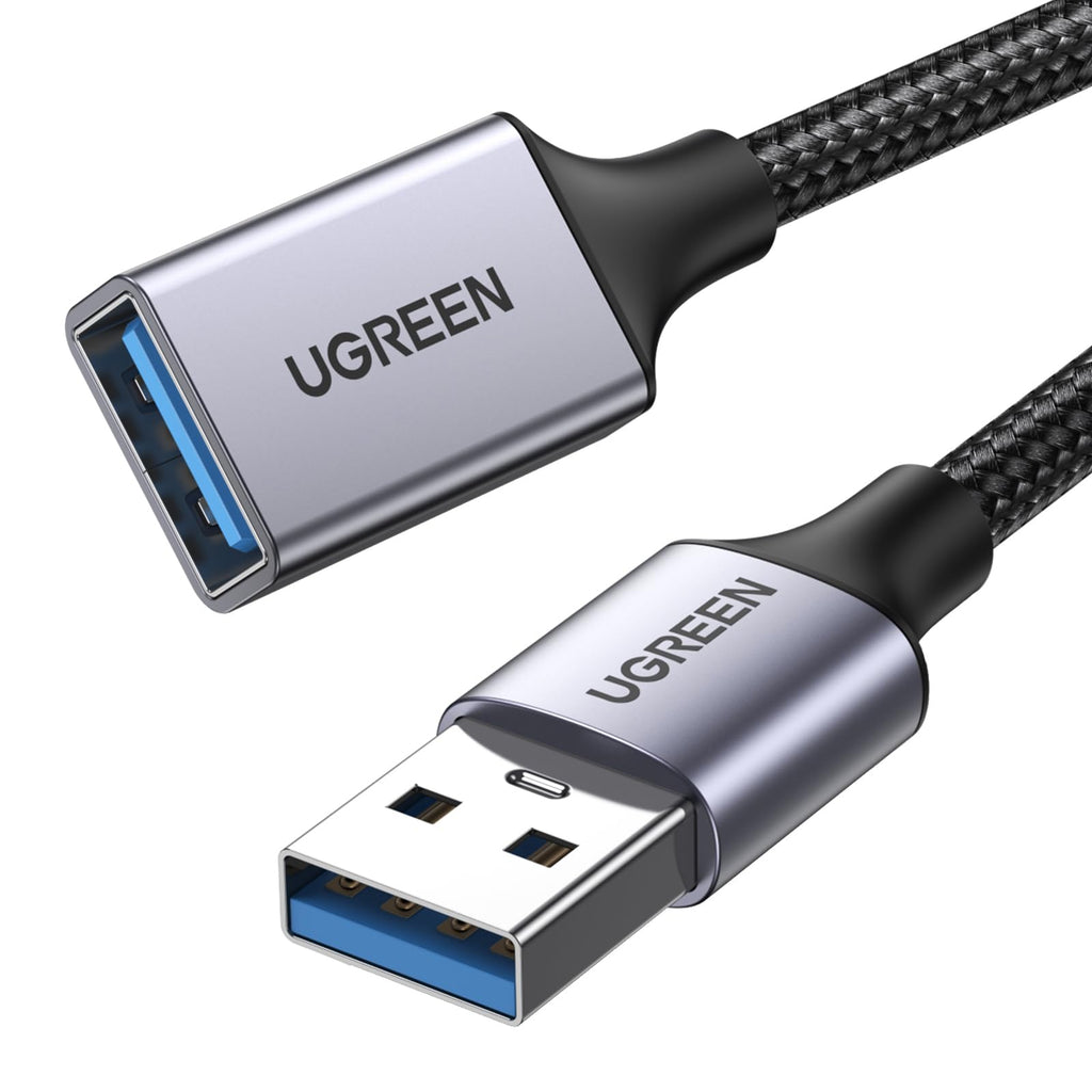 UGREEN USB 3.0 Extension Cable A Male to A Female USB Extension Cable, USB Extender Lead with Gold Plated Contacts for Oculus Rift, PS VR, HTC Vive, Card Reader, Keyboard, Printer, Scanner, Camera, 2M