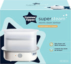 Tommee Tippee Electric Steam Baby Bottle Steriliser 5-Minute Cycle White