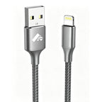 Aioneus iPhone Charger Cable 1M, MFi Certified Lightning Cable Fast iPhone Charging Cable Nylon Braided USB iPhone Charger Lead for iPhone 14 13 12 11 Pro Max XR XS X Max 8 7 6s Plus SE, iPad