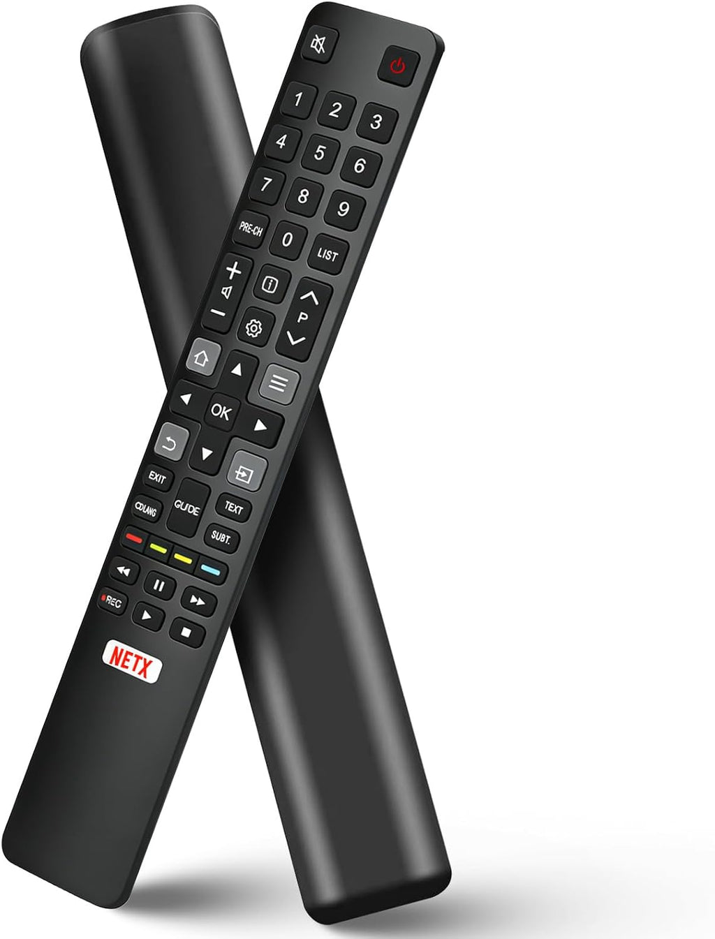 Replacement TCL TV Remote Control RC802N for TCL Android & LCD LED 4K Smart TVs: 32DS520, 40S6000FS, 49S6000FS, 49DP600, F43S5916, 50DP600, H32S5916, U49P6016, U55P6006 – No Setup Required