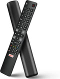 Replacement TCL TV Remote Control RC802N for TCL Android & LCD LED 4K Smart TVs: 32DS520, 40S6000FS, 49S6000FS, 49DP600, F43S5916, 50DP600, H32S5916, U49P6016, U55P6006 – No Setup Required
