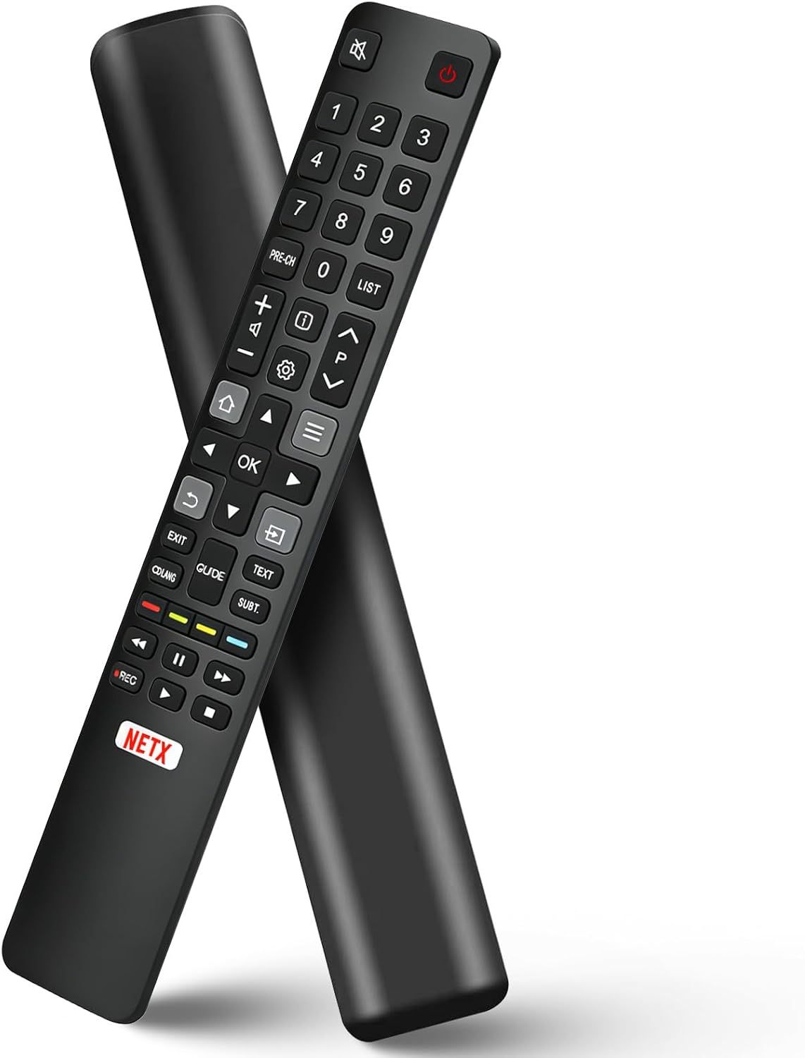 Replacement TCL TV Remote Control RC802N for TCL Android & LCD LED 4K Smart TVs: 32DS520, 40S6000FS, 49S6000FS, 49DP600, F43S5916, 50DP600, H32S5916, U49P6016, U55P6006 – No Setup Required