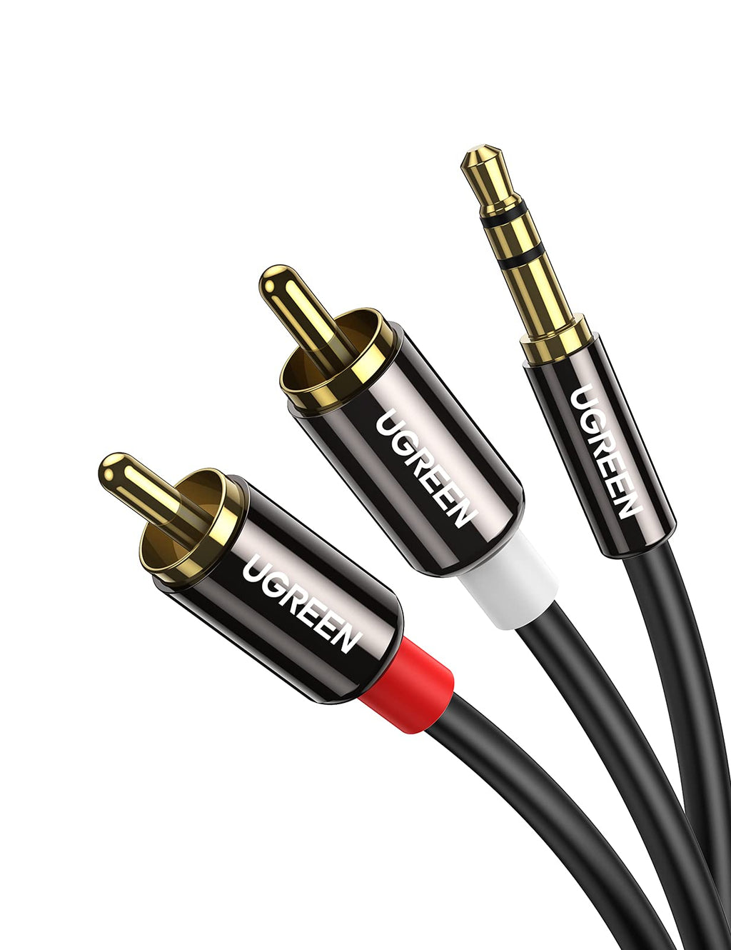 UGREEN RCA to 3.5mm Cable Stereo Phono to 3.5mm Mini Jack Audio Lead 2M
