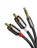UGREEN RCA to 3.5mm Cable Stereo Phono to 3.5mm Mini Jack Audio Lead 2M