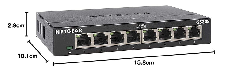 NETGEAR 5 Port Gigabit Network Switch, Unmanaged Ethernet Switch GS305