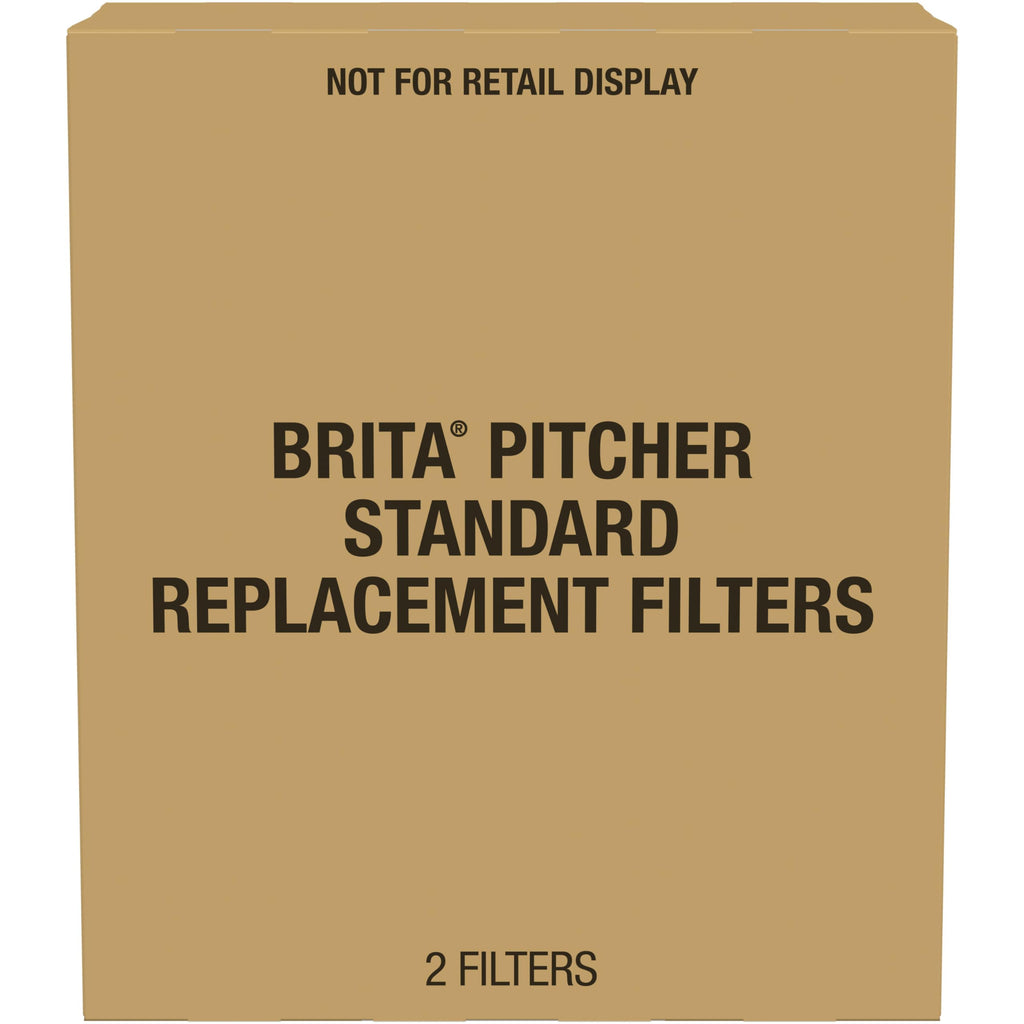 Brita Standard Pitcher and Dispenser Replacement Water Filters, White, 4