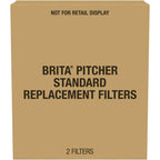 Brita Standard Pitcher and Dispenser Replacement Water Filters, White, 4