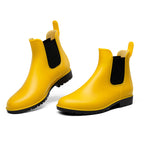 DREAM PAIRS Women's Ankle Wellies Chelsea Rain Boot