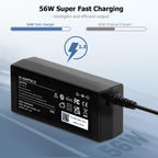 65W Laptop Charger Compatible with Microsoft Surface Pro Laptop Book Go