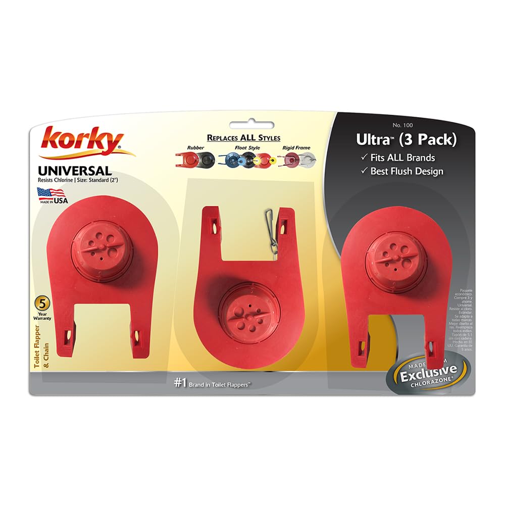 Korky Standard 2-Inch Ultra High Performance Universal Toilet Flapper