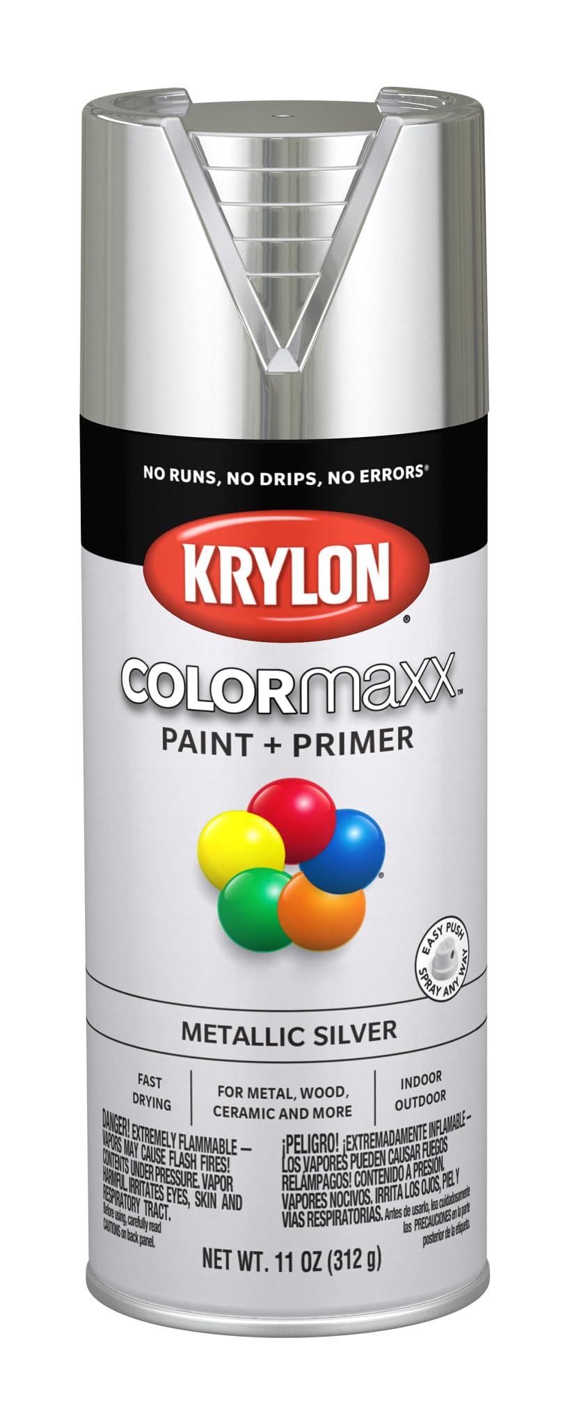 Krylon ColorMaxx 12 Oz. Gloss Spray Paint, Pumpkin Orange - 1 Each