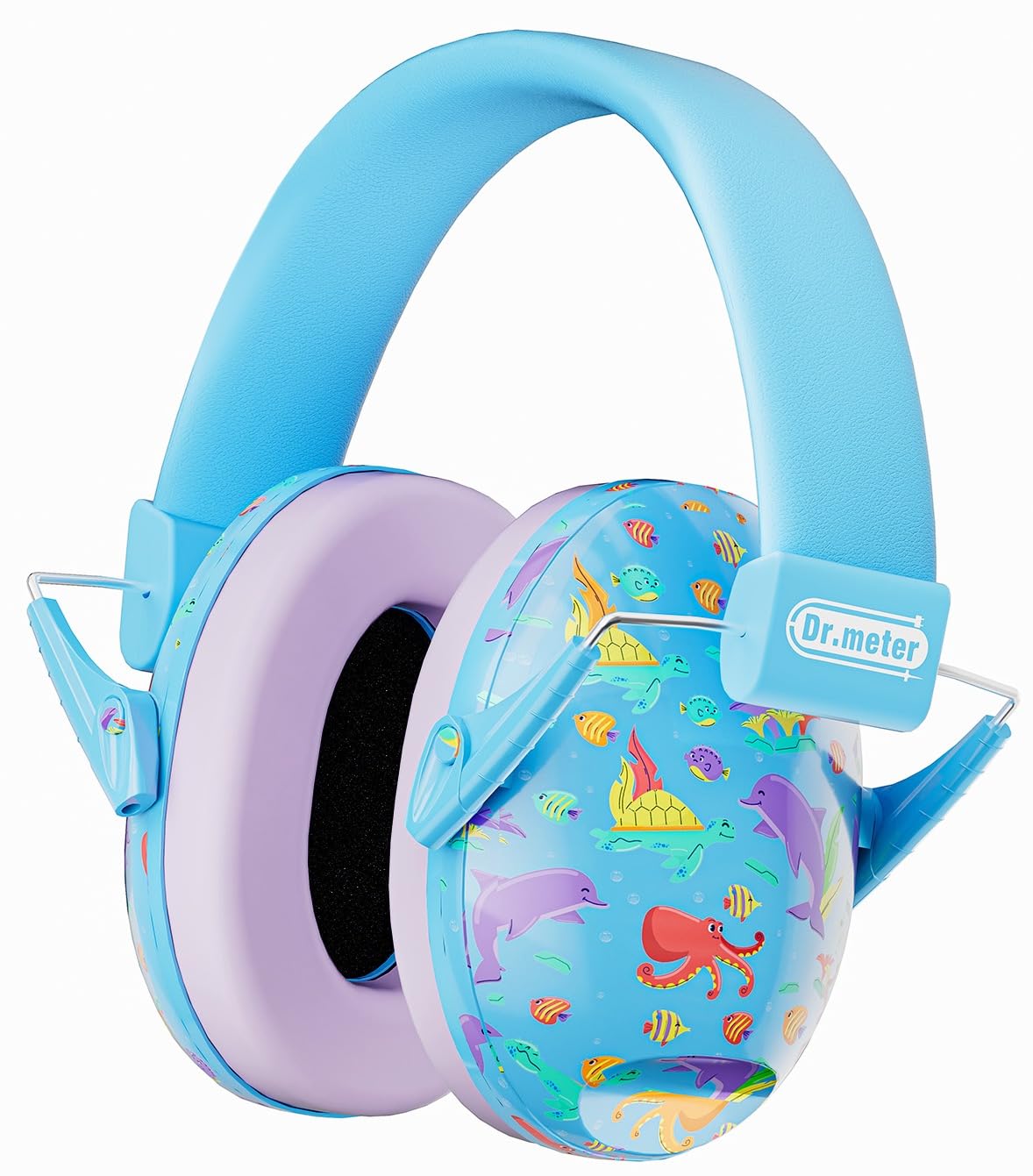 Dr.meter EM100 Noise Cancelling Headphones for Kids Adults, Ear Muffs