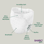 Bambo Nature Dreamy Night Pants Nappies, (Children Aged 8-15, 35-50kg), 10PK Pull Up Pants, Eco Nappies Keep Beds Dry All Night, Pull Ups Training Nappy, Secure, Comfortable, Potty Training