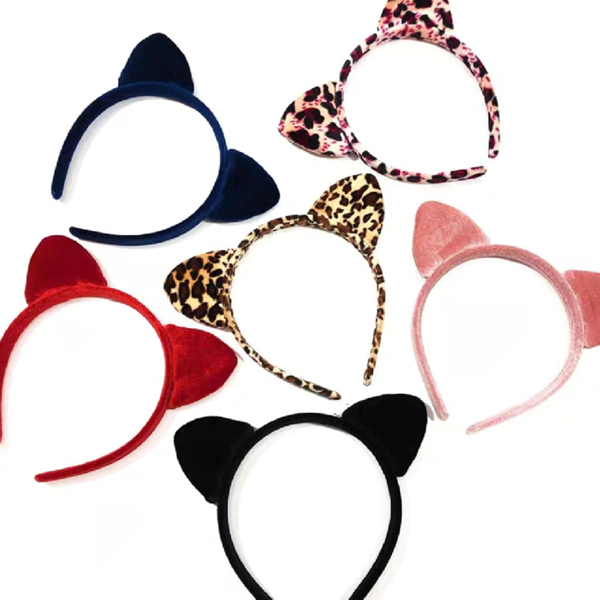 Leopard Ears Headband, Cute Cheetah Ear Headbands Halloween Christmas Party Headwear Hair Accessories