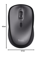 Trust Nito Ergonomic Wireless Mouse with Thumb Rest, 6 Buttons