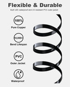 Yauhody CAT 6 Ethernet Cable 10m, Pure Copper High Speed Solid Flat CAT6
