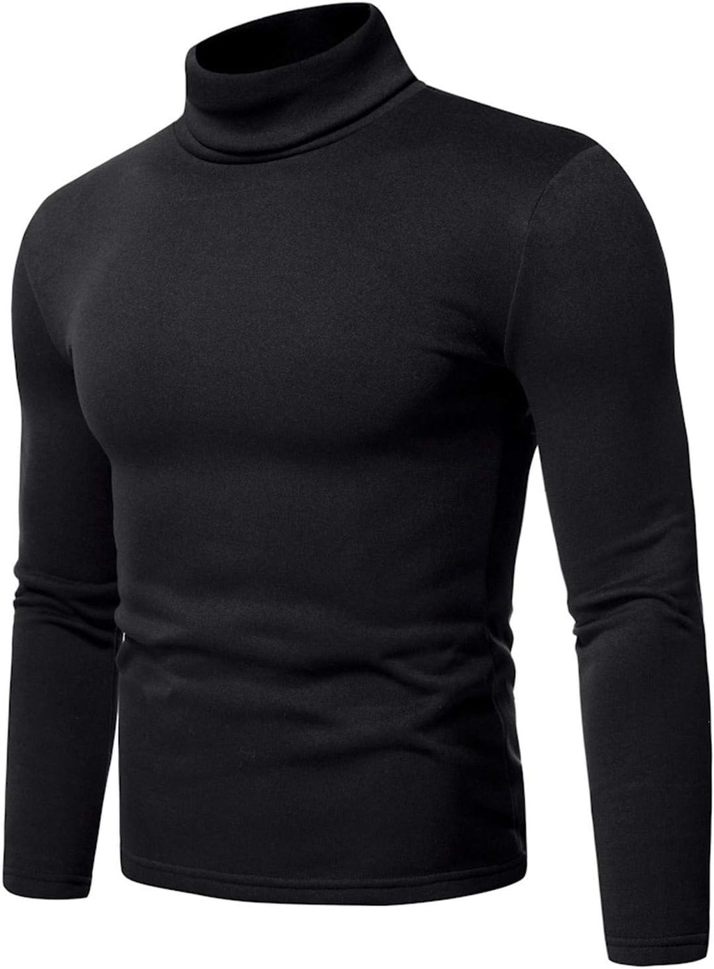 Men's Thermal Turtle Neck Top Long Sleeve Turtleneck Shirts Basic Undershirt Baselayer Pullover for Winter