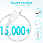 USB C Charger Cable,6FT/1.8M USBC to USBC Cable 100W 5A Type C Charger