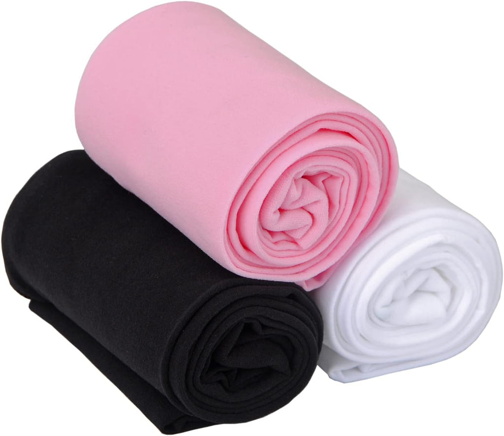 EVERSWE 3-Pack Girls Microfiber Tights Multiple Colors
