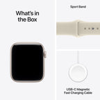 Apple Watch SE 3 GPS 40mm Smartwatch with Starlight Aluminium Case with Starlight Sport Band S/M. Fitness and Sleep Trackers, Heart Rate Monitor, Always-On Display, Water Resistant