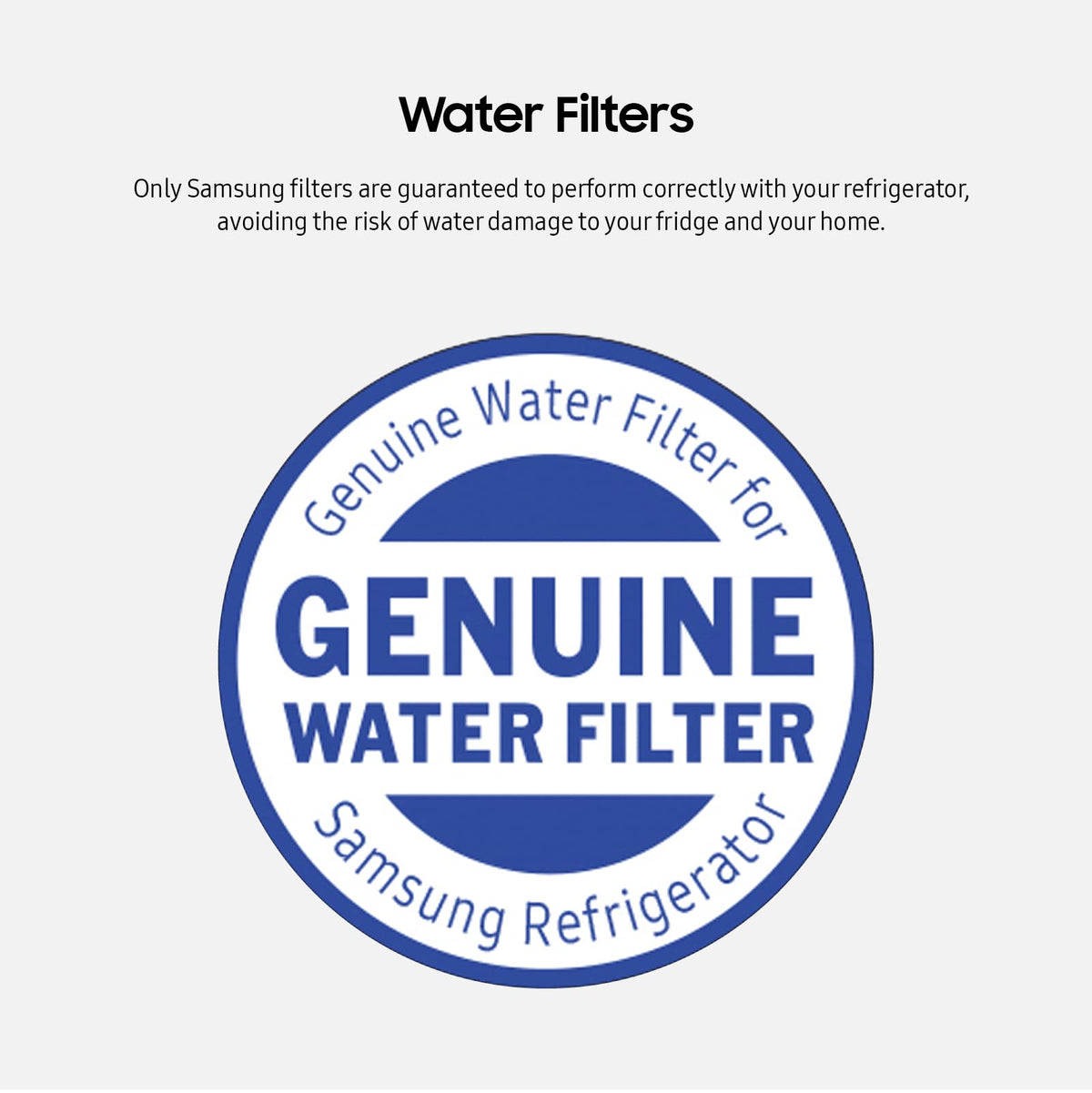 Samsung HAF-QIN/EXP Genuine Refrigerator Water Filter, Reduces 99% of Harmful Contaminants for Clean, Clear Drinking Water, 6-Month Life, Easy Install, Pack of 1