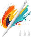 Kingone pencil for Apple iPad 2018-2026,2X Faster Charging & Palm Rejection & Tilt Sensitivity & Magnetic,Stylus Pen Compatible with iPad 6~11th,Pro 11"/12.9"/13",Air 3~5th,Air 11"/13",Mini 7/6/5th.