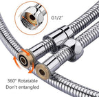 Shower Hose 3m, GRIFEMA G851-30 Stainless Steel Shower Pipe, Anti-Kink