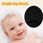 Baby Bath Brush, Baby Cradle Cap Brush, Silicone Massage Brush, Silicone Scrubbers Exfoliator Brush, Baby Skin Scrubbers Essential for Dry Skin, Cradle Cap and Eczema 2 Pack (Small-Blue&Green)