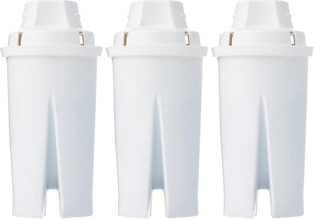 Amazon Basics Enhanced Water Filter, Brita Filter Replacement, 3-Pack
