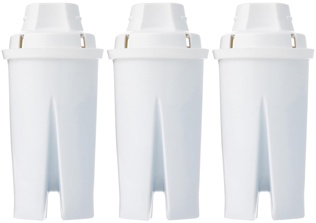 Amazon Basics Enhanced Water Filter, Brita Filter Replacement, 3-Pack